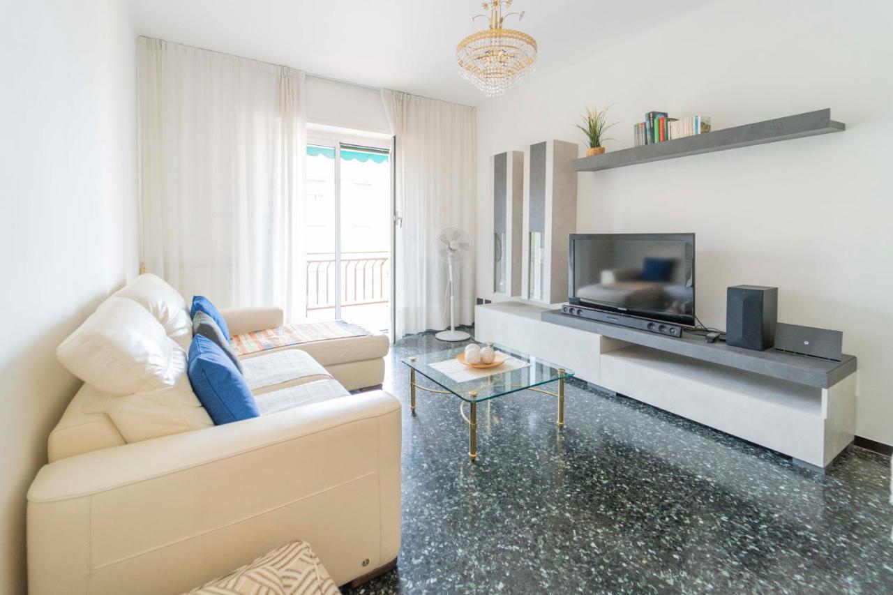 193 - Casa Via Della Chiusa - Centralissimo E Vicino Alla Baia Del Silenzio, Spiaggia E Mare 150M - Parcheggio Gratis Incluso E Aria Condizionata Sestri Levante Exterior foto